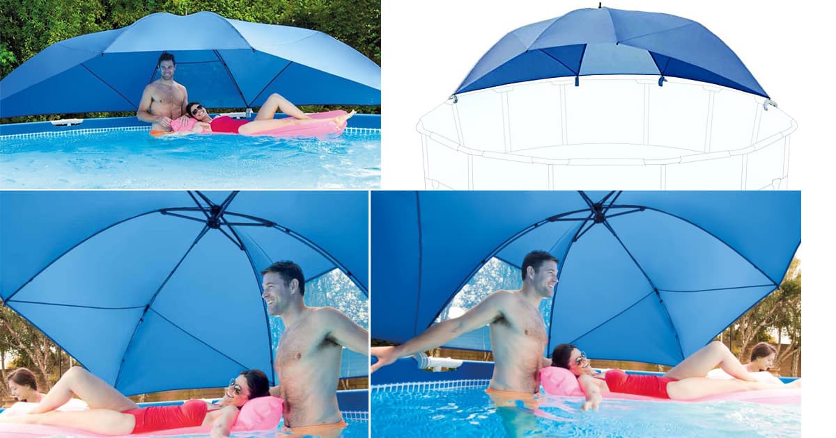 Suncobran za bazen - Zaštita od Sunca za bazene sa metalnom konstrukcijom Intex Pool Canopy 28050