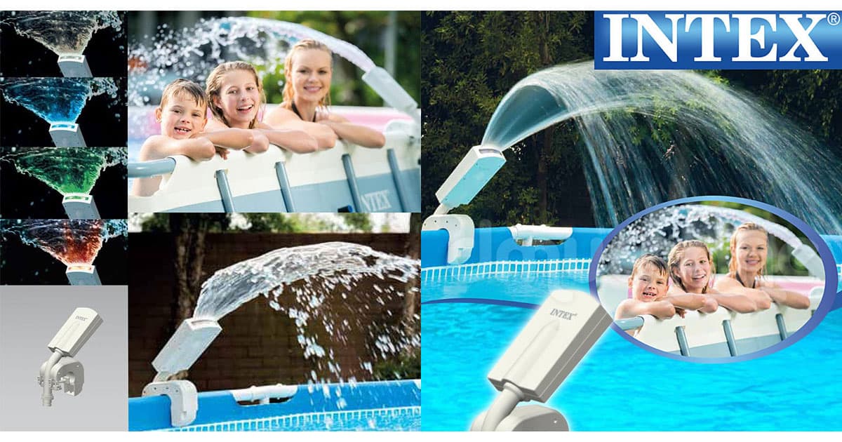 Intex prskalica za bazen sa višebojnim LED osvetljenjem 28089