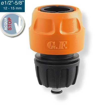 G.F. Garden Brza spojnica za crevo 1/2-5/8 inča Aquastop ventil 5015 001916
