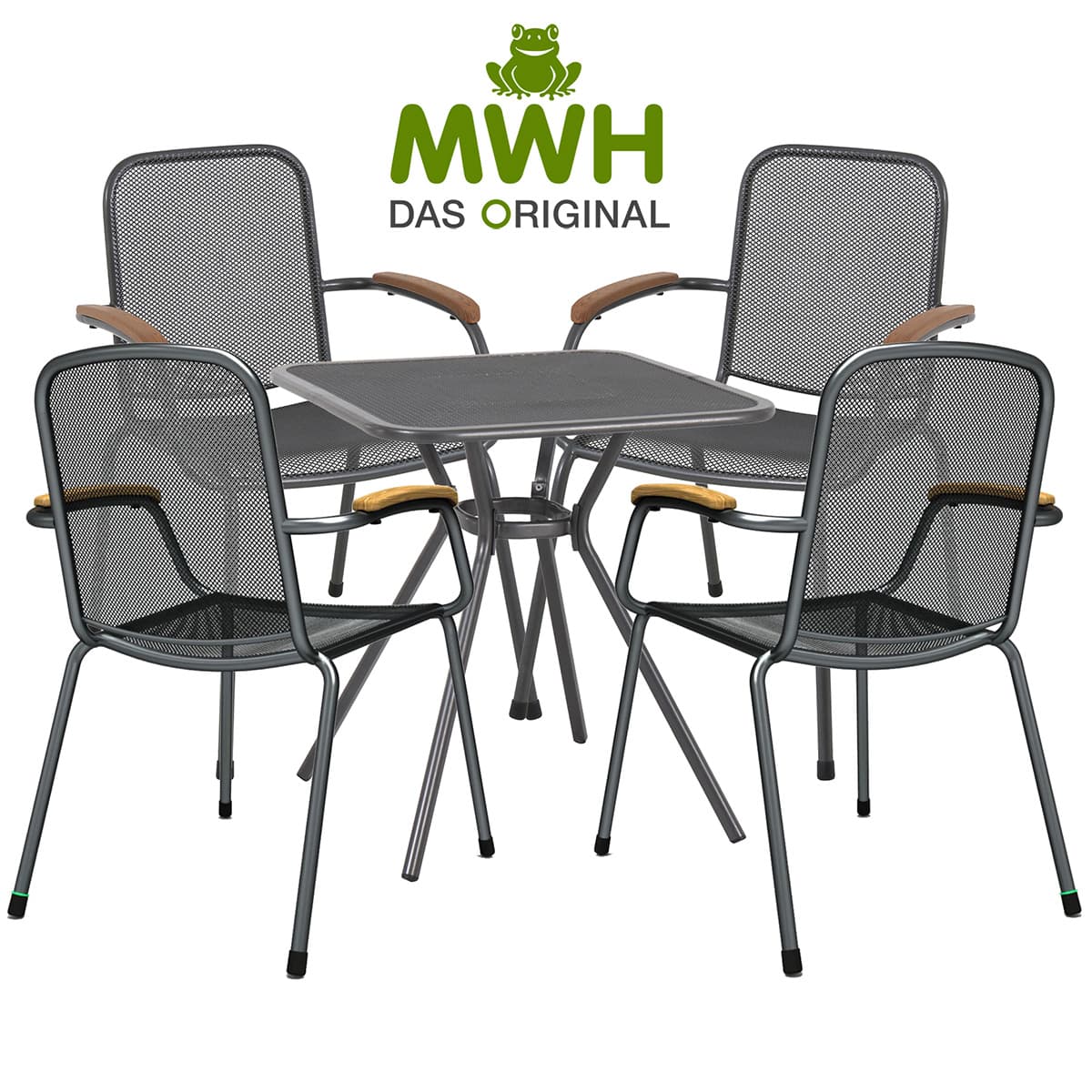 MWH Das Original Baštenska Garnitura Lopo Dark Grey