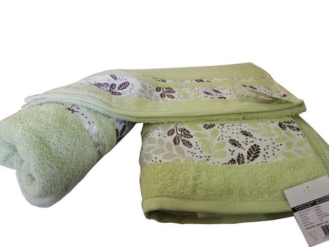 Set 3 peškira Zeleni 40x70 50x90 70x140