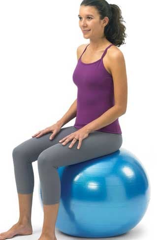 Lopta za pilates Blue 75cm 291360-B
