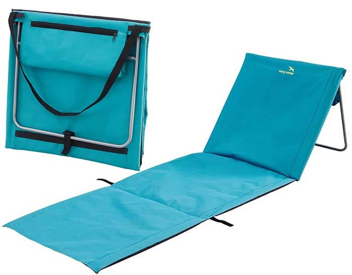 Sklopiva Prenosiva Ležaljka Easy Camp Sun Beach Blue 420013