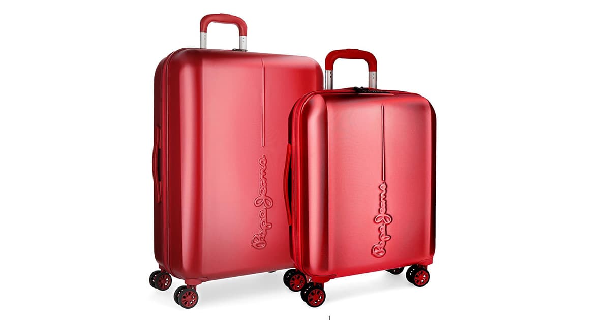 Pepe Jeans by Joumma Bags Set tvrdih kofera 55cm/70cm Cambridge Red 54189