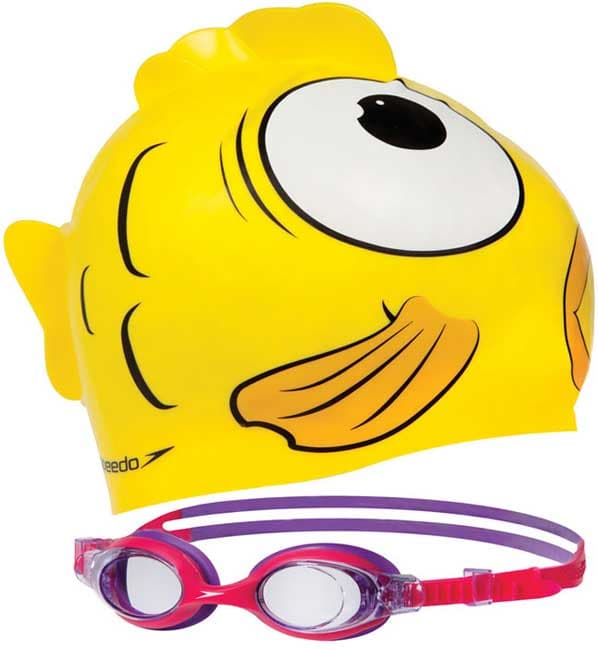 Dečiji set za plivanje Speedo Sea Squad kapa i naočare 5030101290 žuta