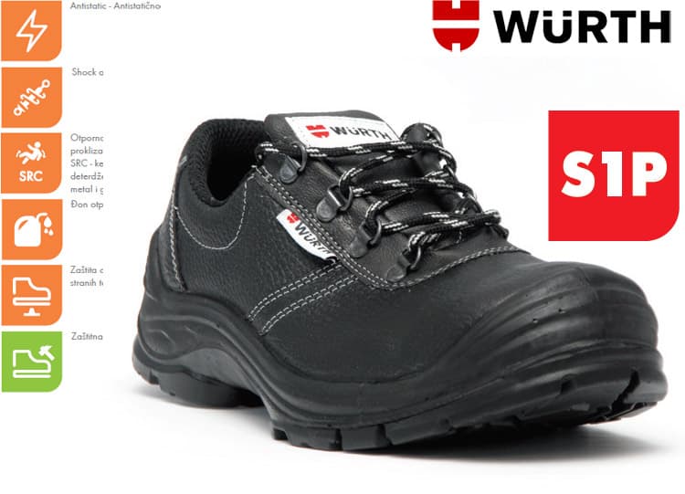 Wurth Bezbednosne cipele Pegazus S1P plitke vel. 46
