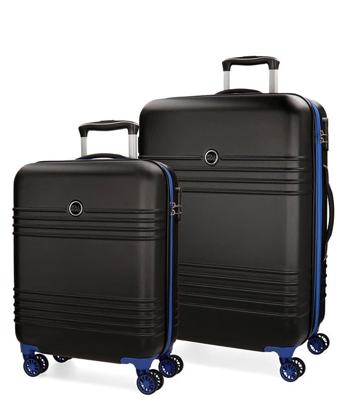ABS Koferi za putovanja Roll Road India Black 55795