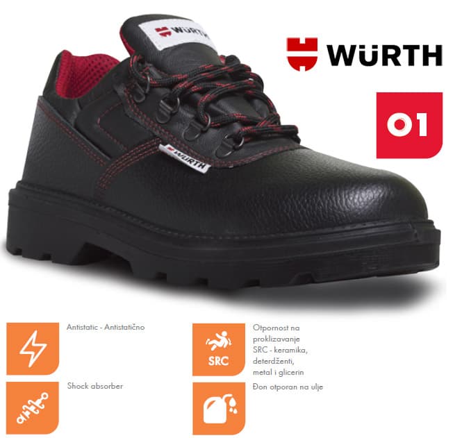 Wurth Radne cipele Tara O1 plitke vel. 39
