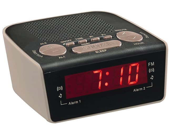 ClipSonic Radio prijemnik sa satom i budilnikom AR314G