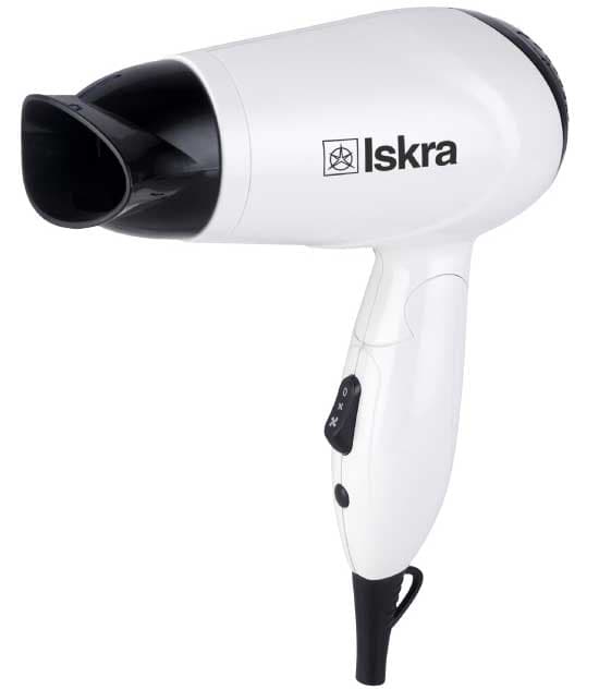 Iskra Putni fen za kosu sa sklopivom drškom RH-1818-1/WH