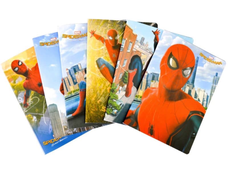 Deset A4 svezaka u široke linije Play - Spiderman