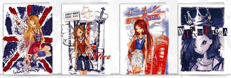 Deset A4 svezaka u linije Play - Winx Pretty Punk