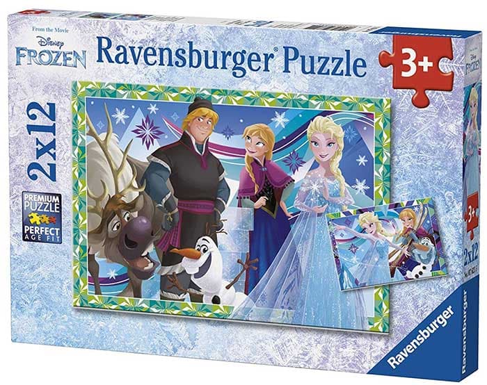 2u1 Puzzle Ravensburger - Frozen - Winter Snow Queen 07621