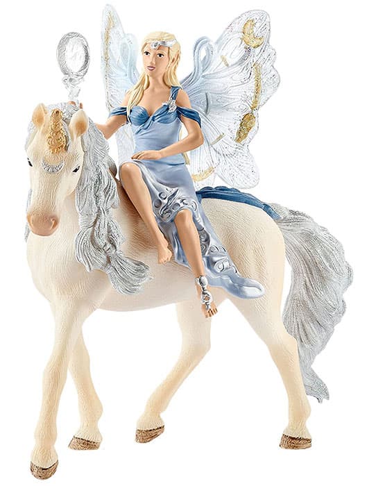 Schleich Figurice Bayala - Vila Lunaja na jednorogu 70537