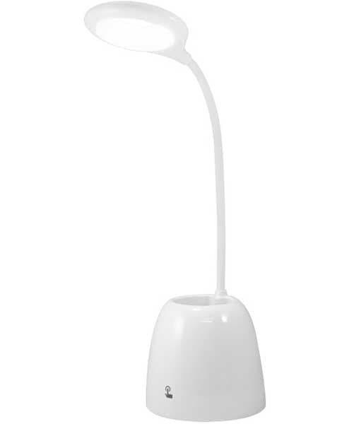 Stona LED lampa sa punjivom baterijom i fleksibilnim vratom Prosto LSL-Q10/WH