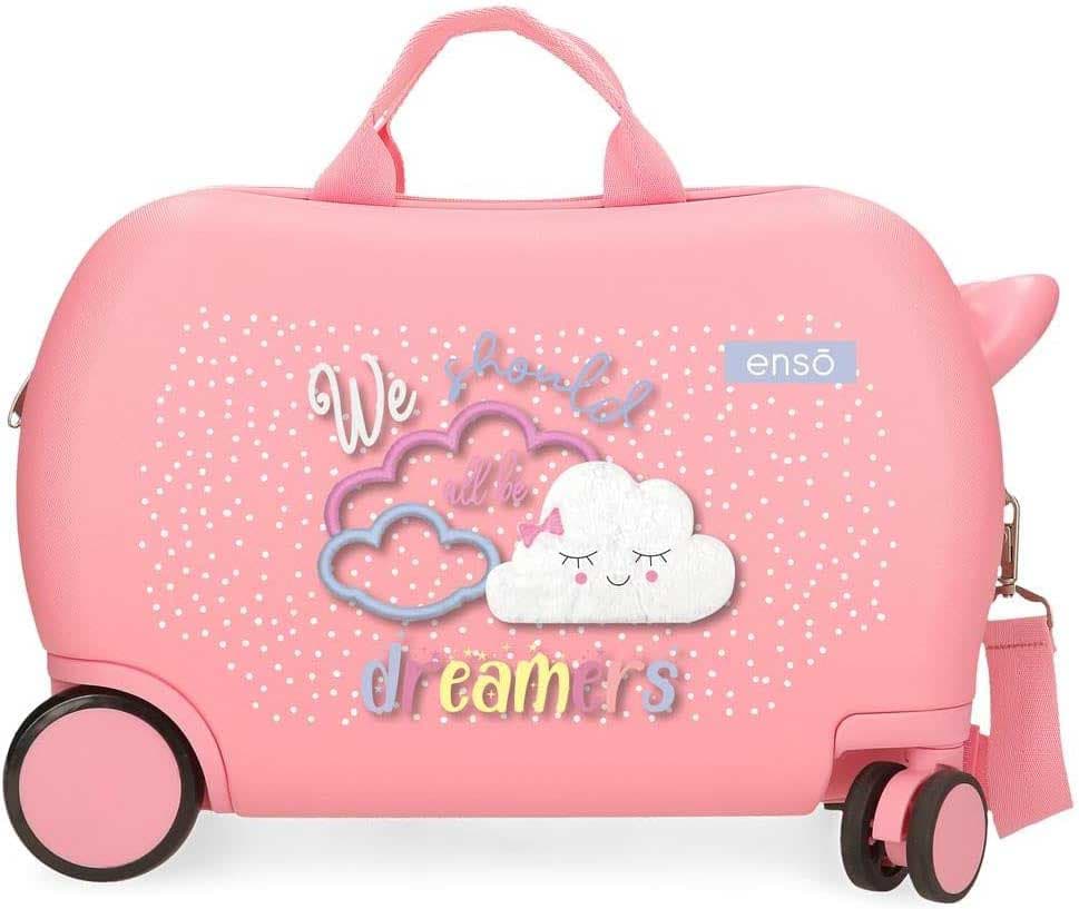 Dečji kofer za vožnju Enso Dreamers pink 96910