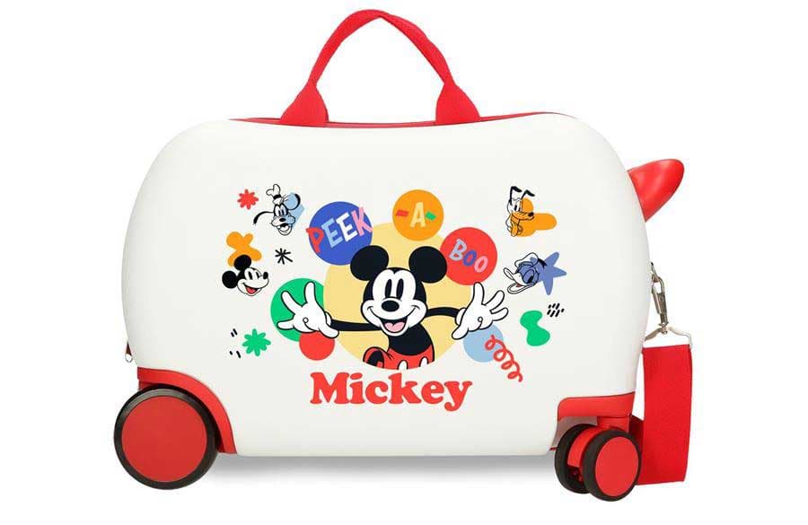Dečiji kofer za put i vožnju Disney Mickey Peek-a-boo white 42210