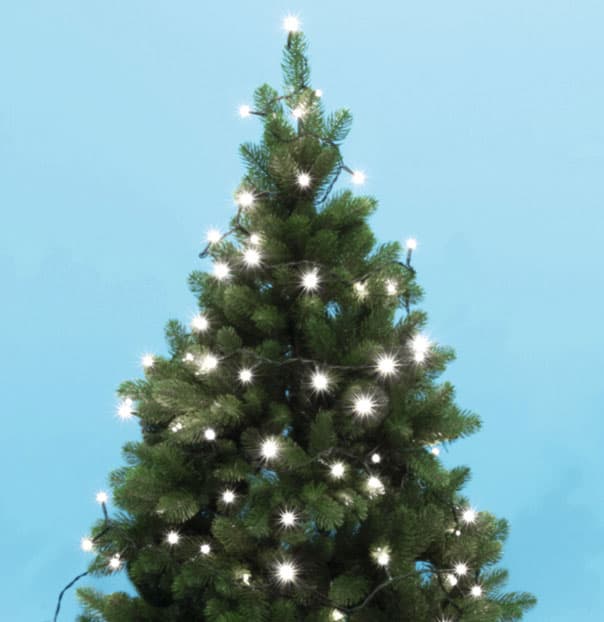 Novogodišnje lampice za jelku sa 50 LED dioda KII50/WH