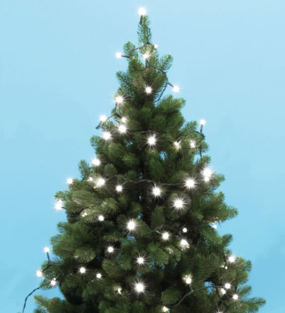Novogodišnje lampice za jelku 200 hladno belih LED dioda KII200/WH