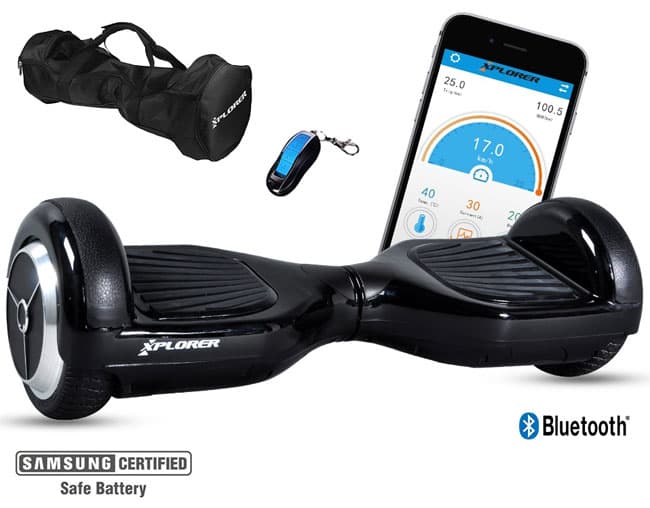 Hoverboard Xplorer City 6,5 Black V3
