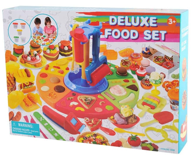 Plastelin set PlayGo Deluxe fabrika hrane