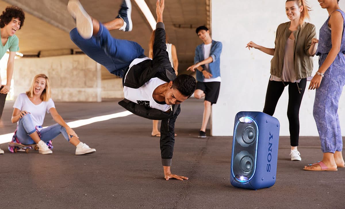 Sony GTK-XB60 Bluetooth Audio sistem velike snage EXTRA BASS sa ugrađenom baterijom Plavi