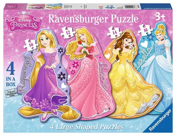 Ravensburger slagalice 4 u 1 - Disney Princess 07398