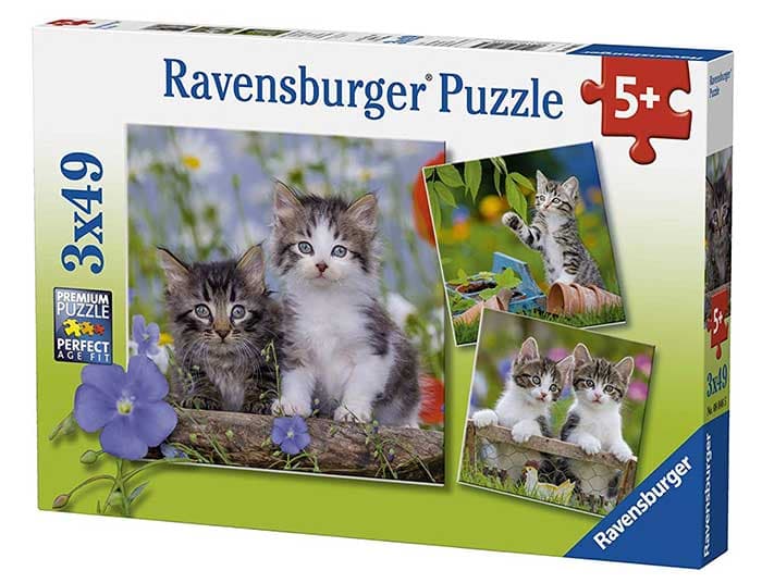 Ravensburger Puzle 3x49 Mačići 08046