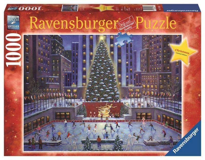 Puzzle 1000 delova - Božić u Njujorku - Ravensburger 19563