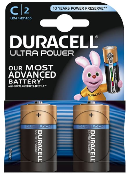 Duracell alkalne baterije tip C 1.5V DUR-TUR-LR14/BP2