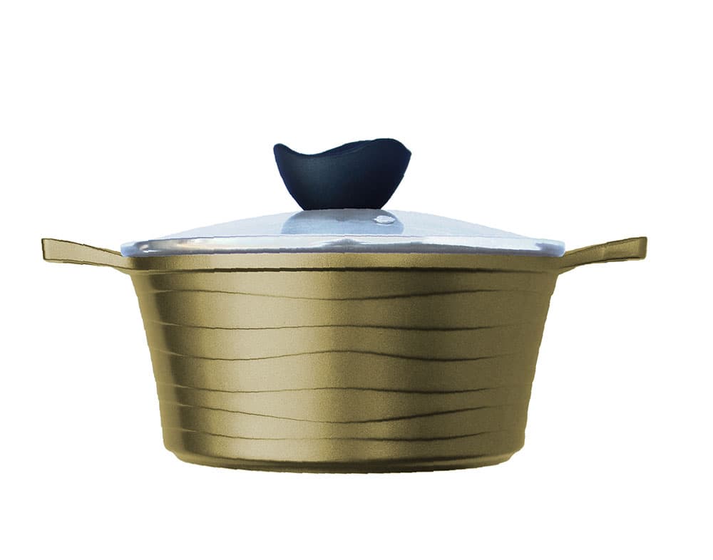 Lorme Classic šerpa sa dve ručke 20cm - 2,38L Gold
