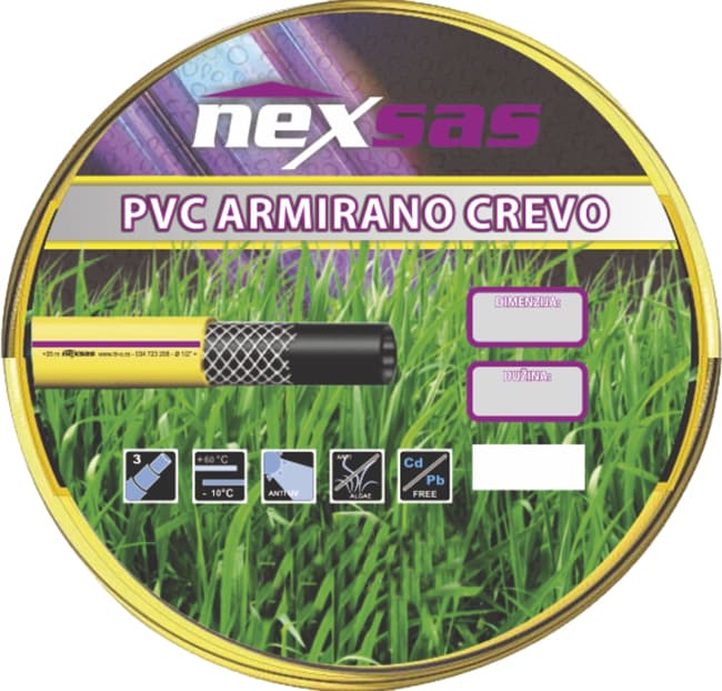 Nexsas PVC armirano crevo za zalivanje 1/2 x 50m 41379