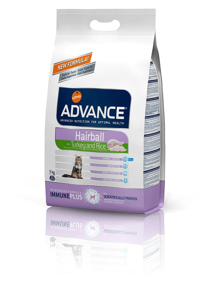 Advance Hairball Hrana za mačke - ćuretina i pirinač 1.5kg