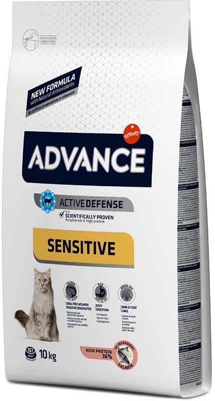 Advance Cat Sensitive Hrana za mačke - losos i pirinač 10kg