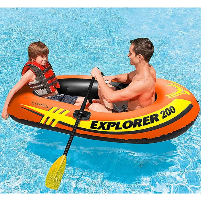 Intex čamac Explorer 200 Set sa veslima i pumpom