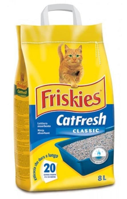 Friskies Posip - pesak za mačke CatFresh Classic 5kg