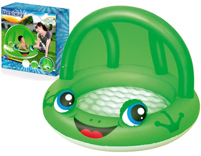 Bestway Bazen za bebe sa zaštitom od sunca 52189 Zeleni