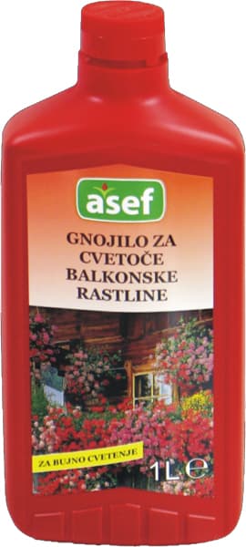 Tečno mineralno đubrivo za cvetne biljke Asef SC 807 1L