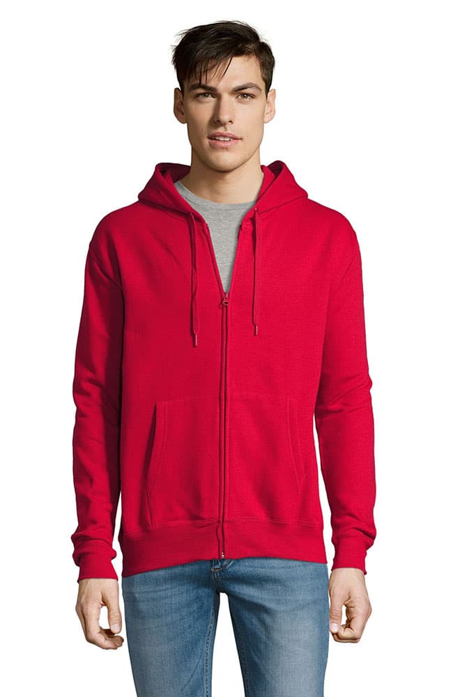 Sols Muška dukserica Seven Red 3XL 47800