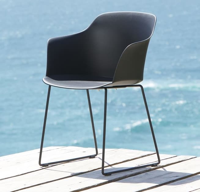 Baštenska stolica Sander Black