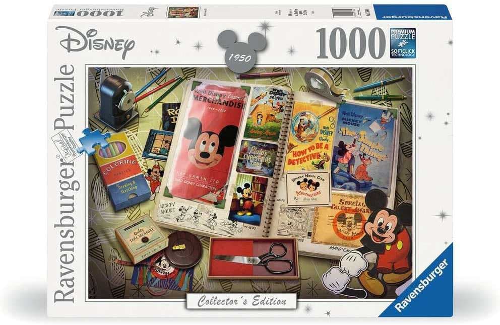 Puzzle 1000 delova Mickey 1950 Disney Collectors Edition Ravensburger 17584