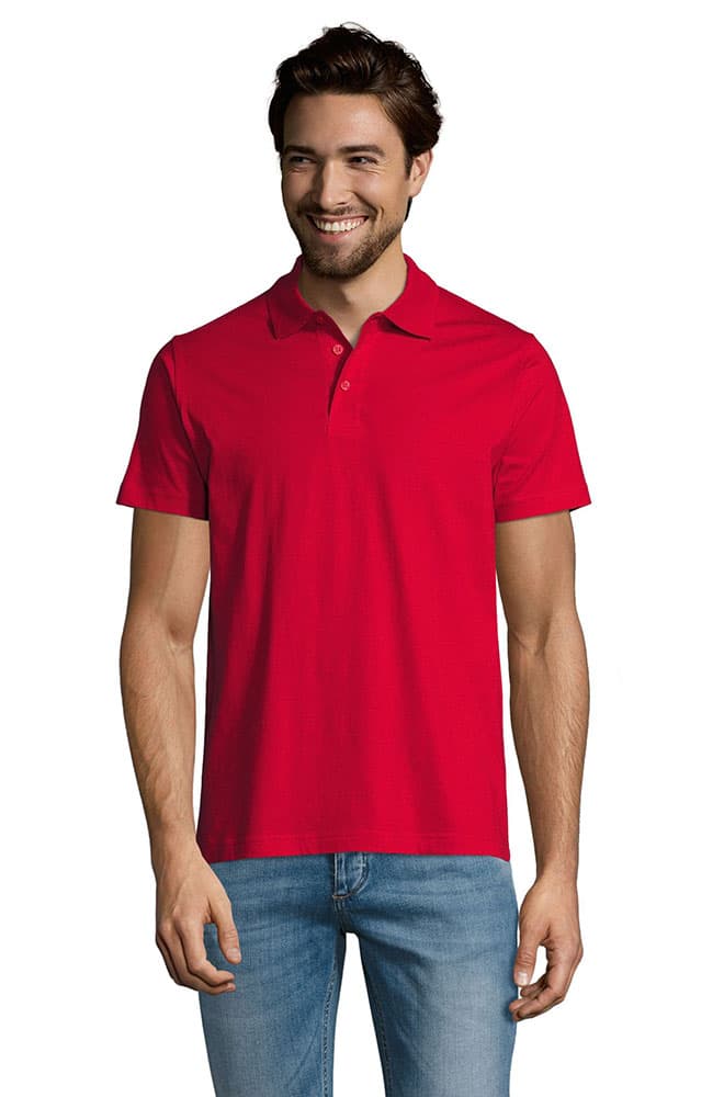 Sols Polo majica Precsott Red veličina S 11377