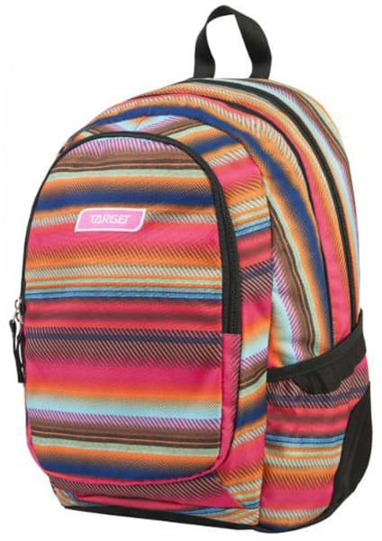 TARGET 3 ZIP - Ranac za školu LARGE ALLOVER 21433