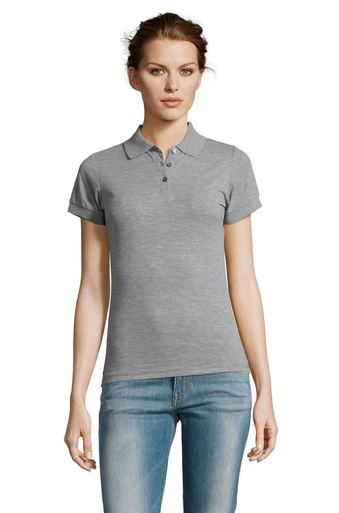 Sols Ženska polo majca Prime Grey Melange veličina M 00573