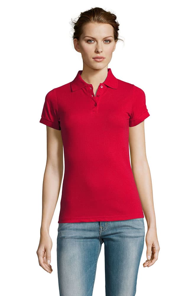Sols Ženska polo majca Prime Red veličina S 00573