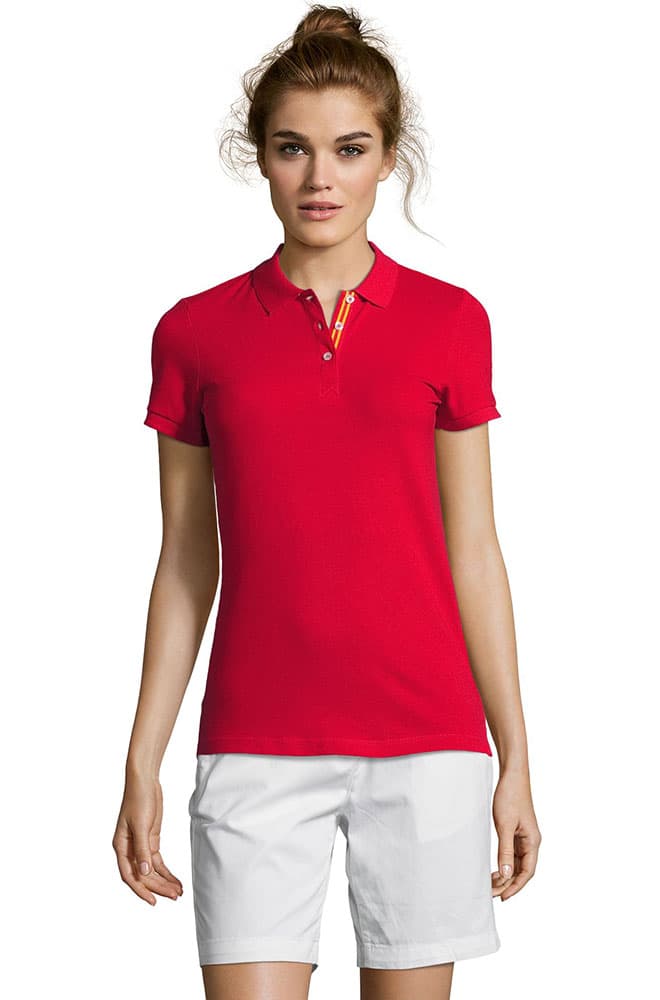 Ženska polo majca Patriot Red veličina M Sols 01407