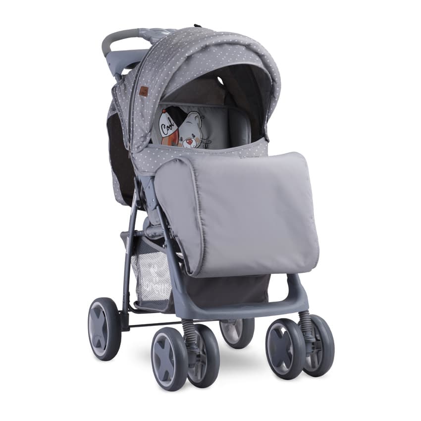 LORELLI Kolica FOXY sa navlakom Grey Cool Cat