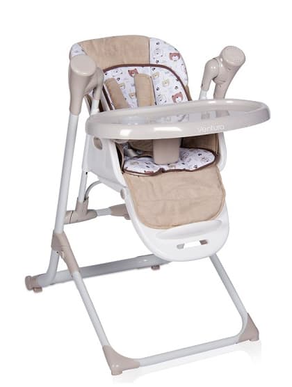 LORELLI 2 u 1 Stolica za hranjenje-Ljuljaška VENTURA Beige