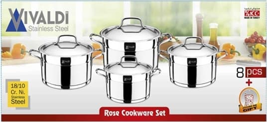 Set posuđa VIVALDI Rose 8 delova