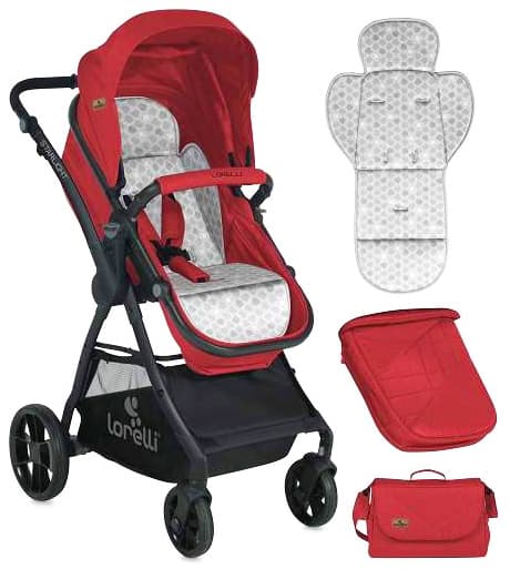 LORELLI Kolica za bebe STARLIGHT Red